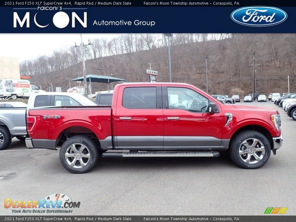 2021 Ford F150 XLT SuperCrew 4x4 Rapid Red / Medium Dark Slate Photo #1