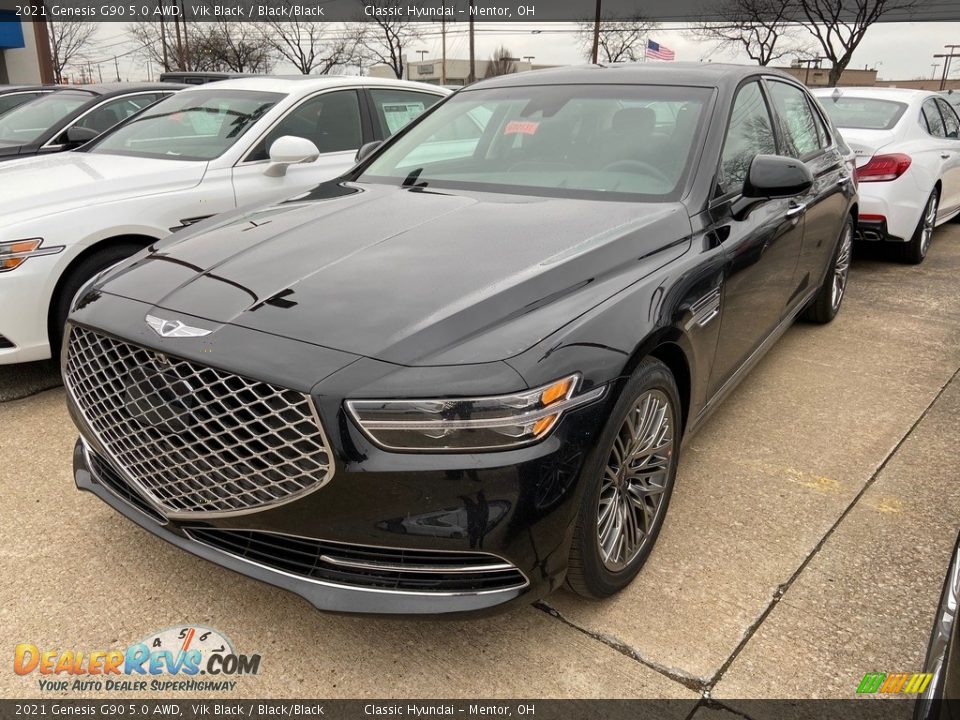 Front 3/4 View of 2021 Genesis G90 5.0 AWD Photo #1