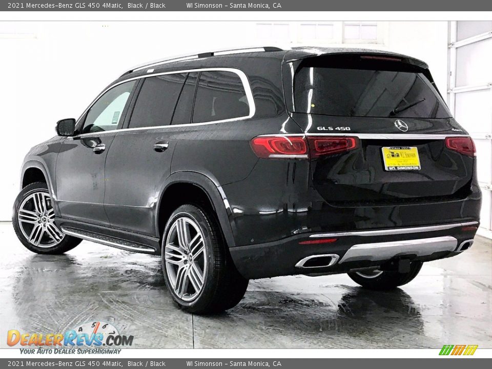 2021 Mercedes-Benz GLS 450 4Matic Black / Black Photo #2