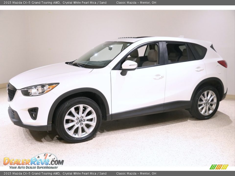 Crystal White Pearl Mica 2015 Mazda CX-5 Grand Touring AWD Photo #3