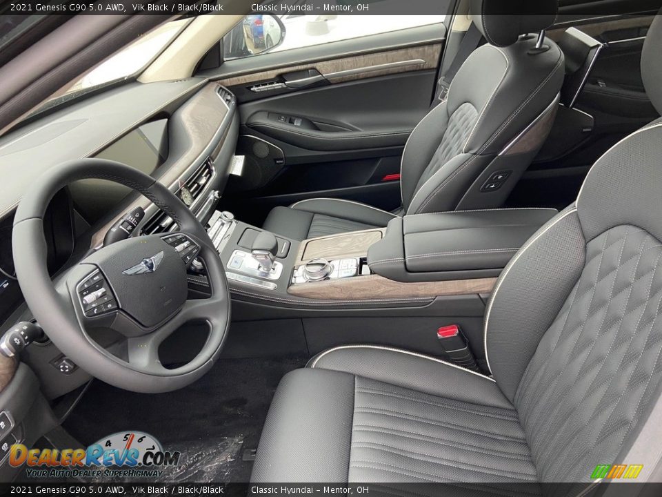 Front Seat of 2021 Genesis G90 5.0 AWD Photo #3