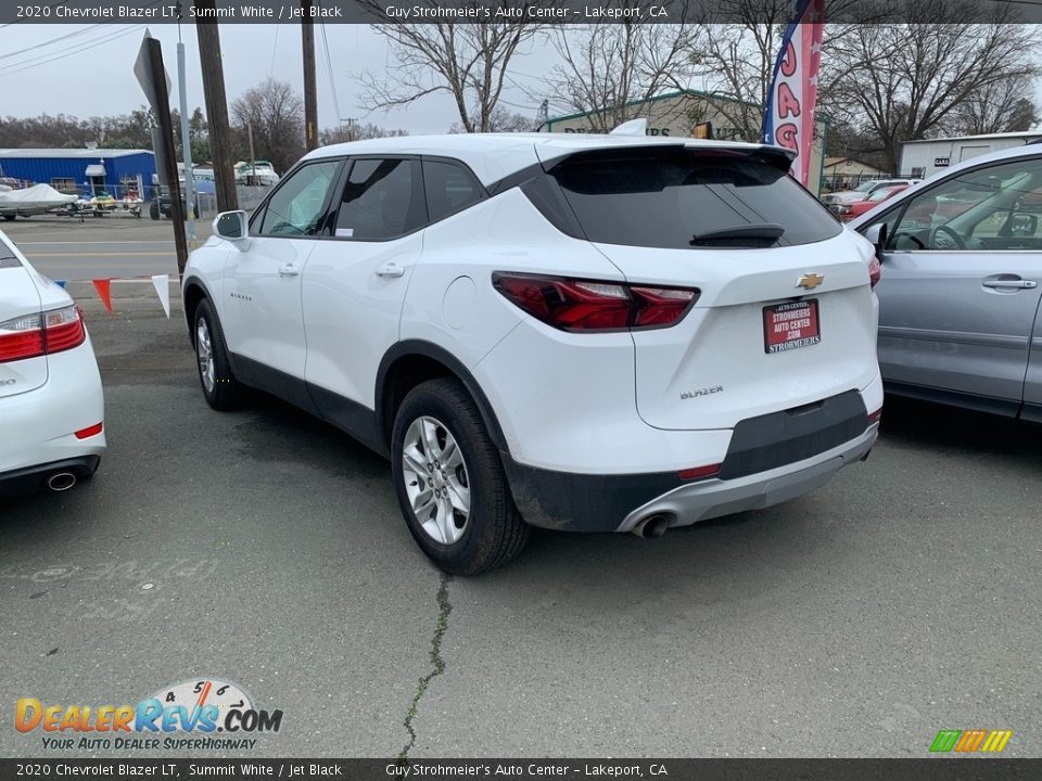 2020 Chevrolet Blazer LT Summit White / Jet Black Photo #4