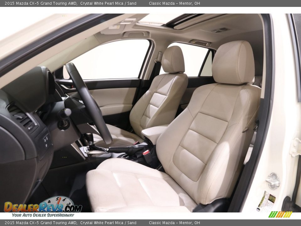Front Seat of 2015 Mazda CX-5 Grand Touring AWD Photo #5