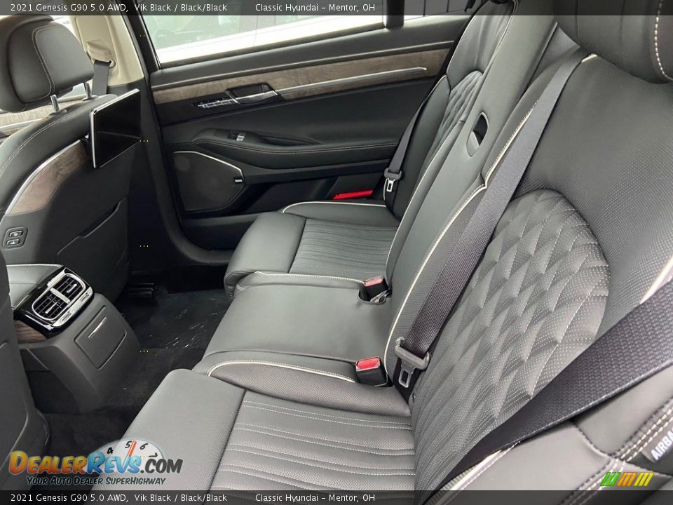 Rear Seat of 2021 Genesis G90 5.0 AWD Photo #5
