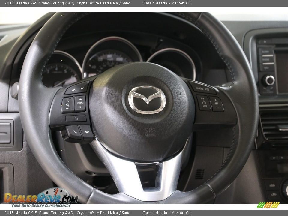 2015 Mazda CX-5 Grand Touring AWD Steering Wheel Photo #7