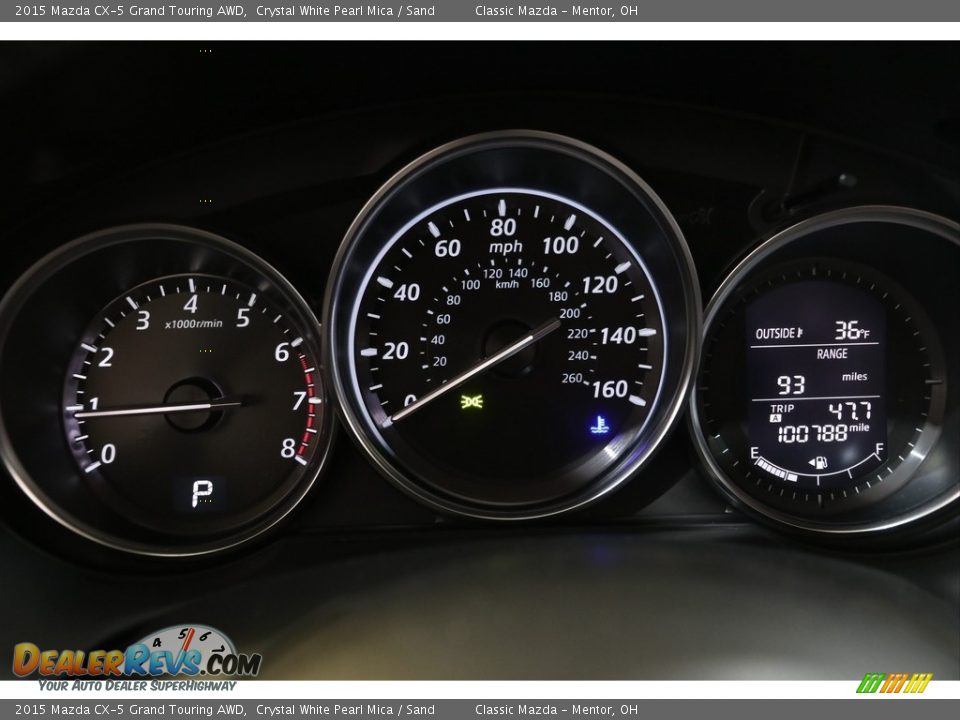 2015 Mazda CX-5 Grand Touring AWD Gauges Photo #8