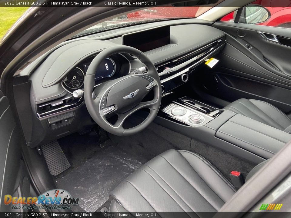 Black Interior - 2021 Genesis G80 2.5T Photo #3