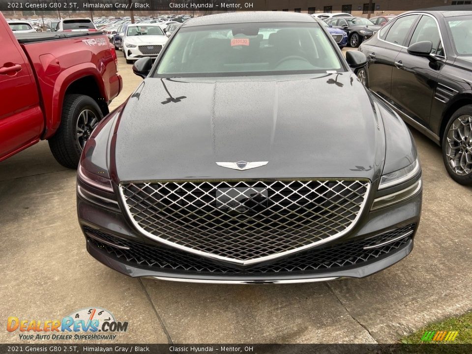 2021 Genesis G80 2.5T Himalayan Gray / Black Photo #4