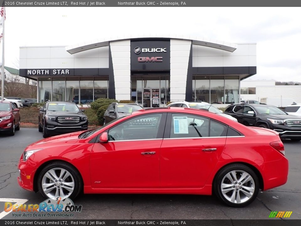 2016 Chevrolet Cruze Limited LTZ Red Hot / Jet Black Photo #12