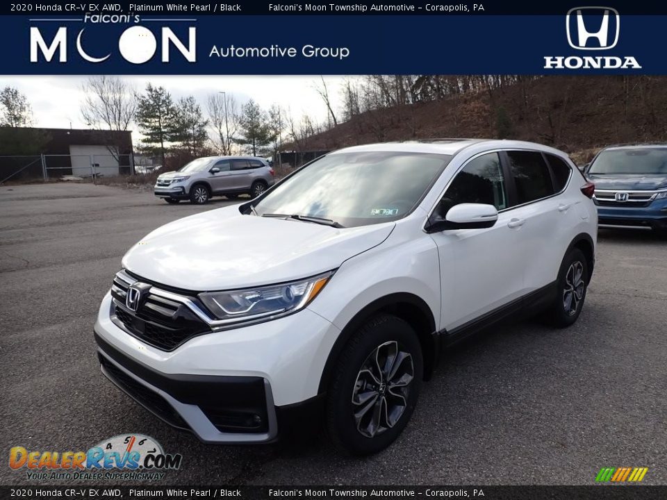 2020 Honda CR-V EX AWD Platinum White Pearl / Black Photo #1