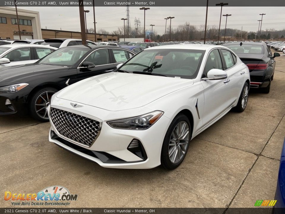 Front 3/4 View of 2021 Genesis G70 2.0T AWD Photo #1