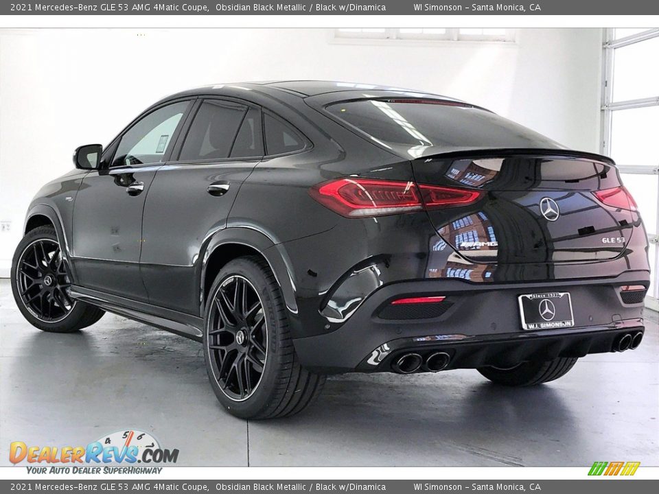 2021 Mercedes-Benz GLE 53 AMG 4Matic Coupe Obsidian Black Metallic / Black w/Dinamica Photo #2