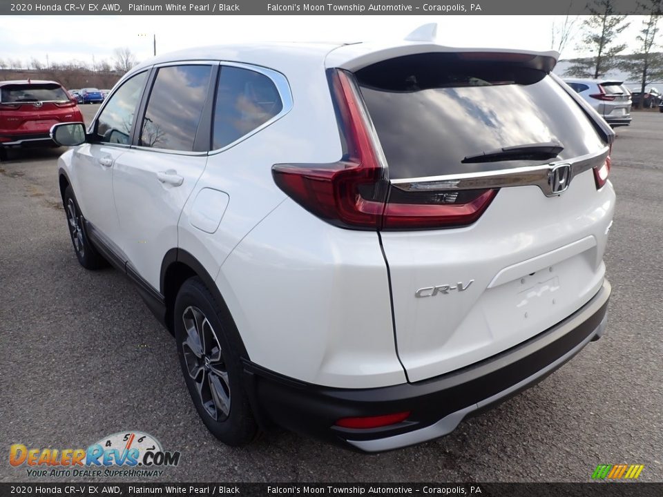 2020 Honda CR-V EX AWD Platinum White Pearl / Black Photo #3