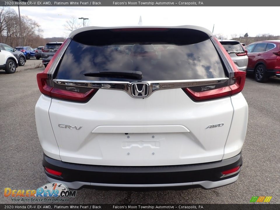 2020 Honda CR-V EX AWD Platinum White Pearl / Black Photo #4