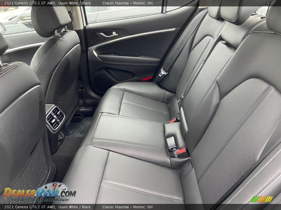 Rear Seat of 2021 Genesis G70 2.0T AWD Photo #5