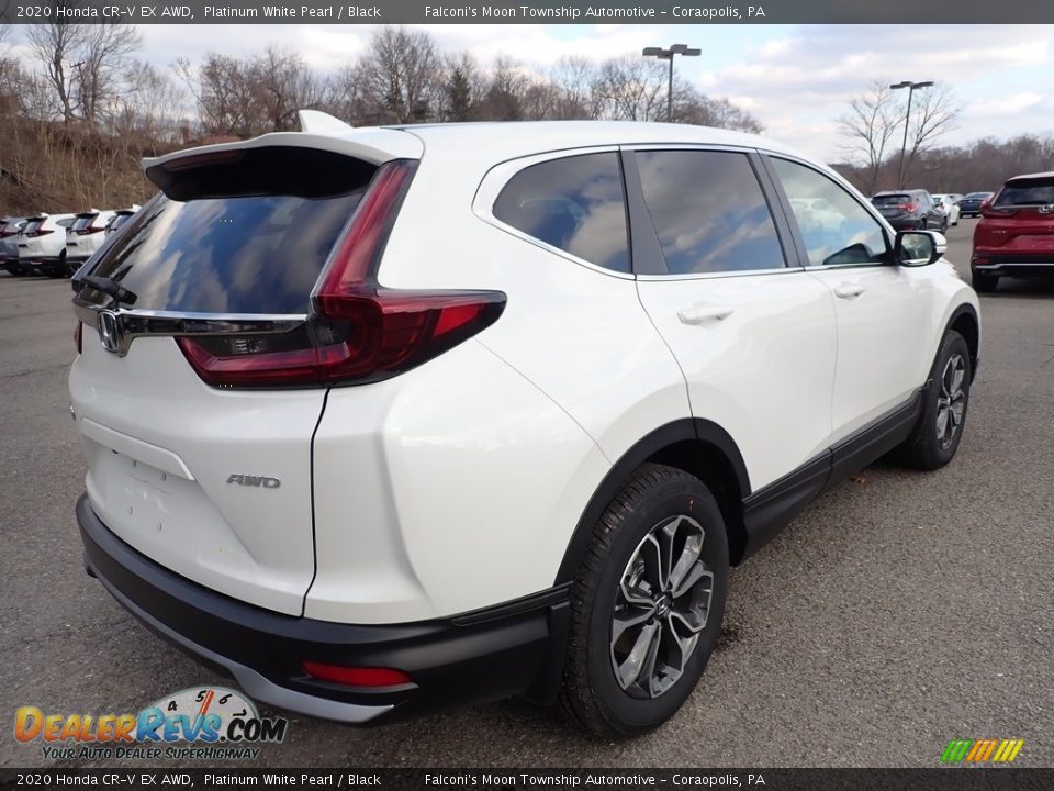 2020 Honda CR-V EX AWD Platinum White Pearl / Black Photo #5