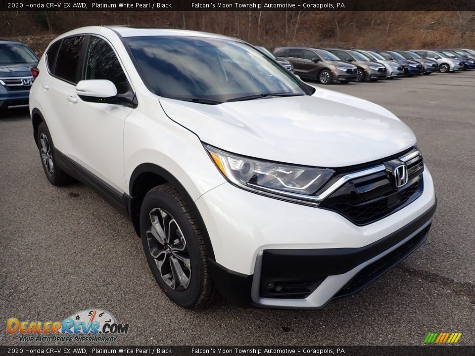 2020 Honda CR-V EX AWD Platinum White Pearl / Black Photo #6