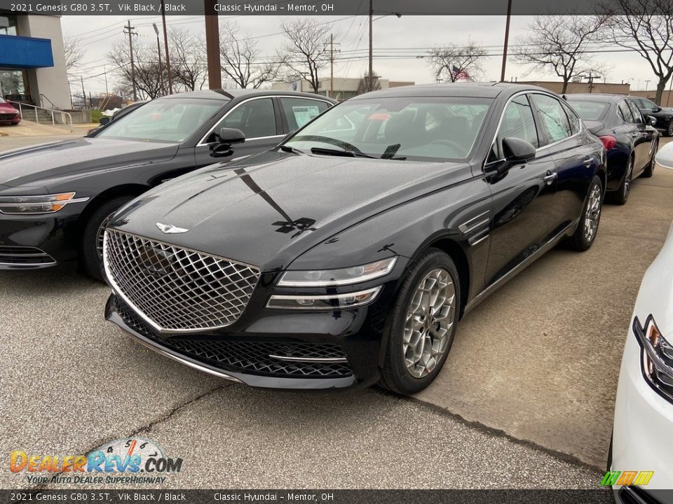 Front 3/4 View of 2021 Genesis G80 3.5T Photo #1