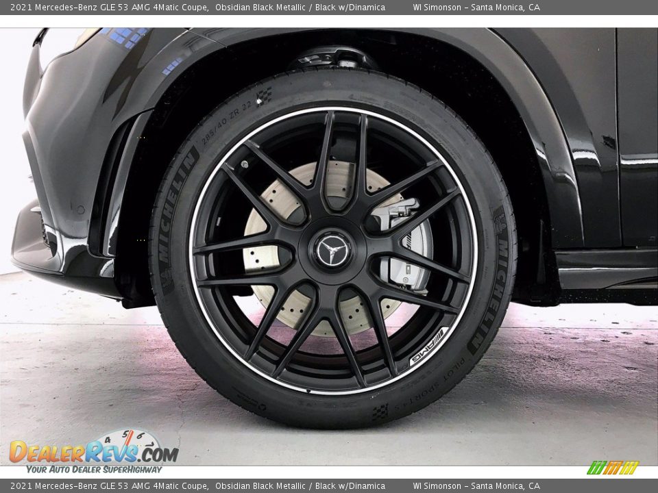 2021 Mercedes-Benz GLE 53 AMG 4Matic Coupe Obsidian Black Metallic / Black w/Dinamica Photo #9