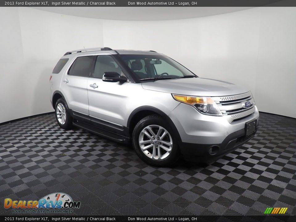 2013 Ford Explorer XLT Ingot Silver Metallic / Charcoal Black Photo #3