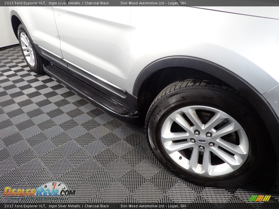 2013 Ford Explorer XLT Ingot Silver Metallic / Charcoal Black Photo #4