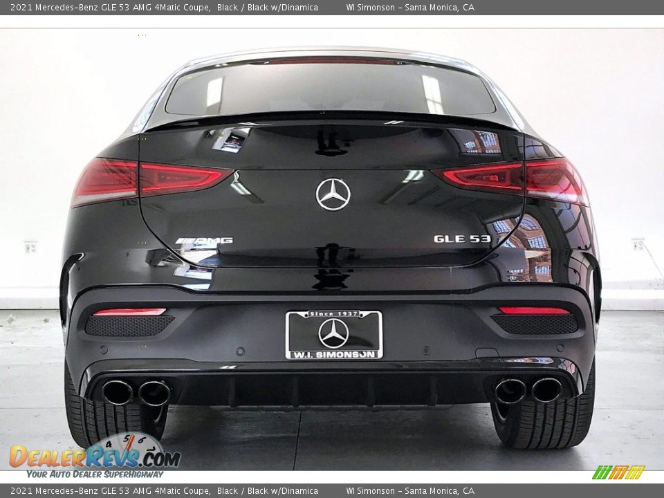 2021 Mercedes-Benz GLE 53 AMG 4Matic Coupe Black / Black w/Dinamica Photo #3