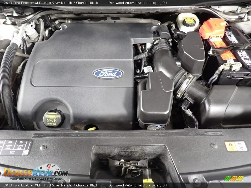 2013 Ford Explorer XLT Ingot Silver Metallic / Charcoal Black Photo #7