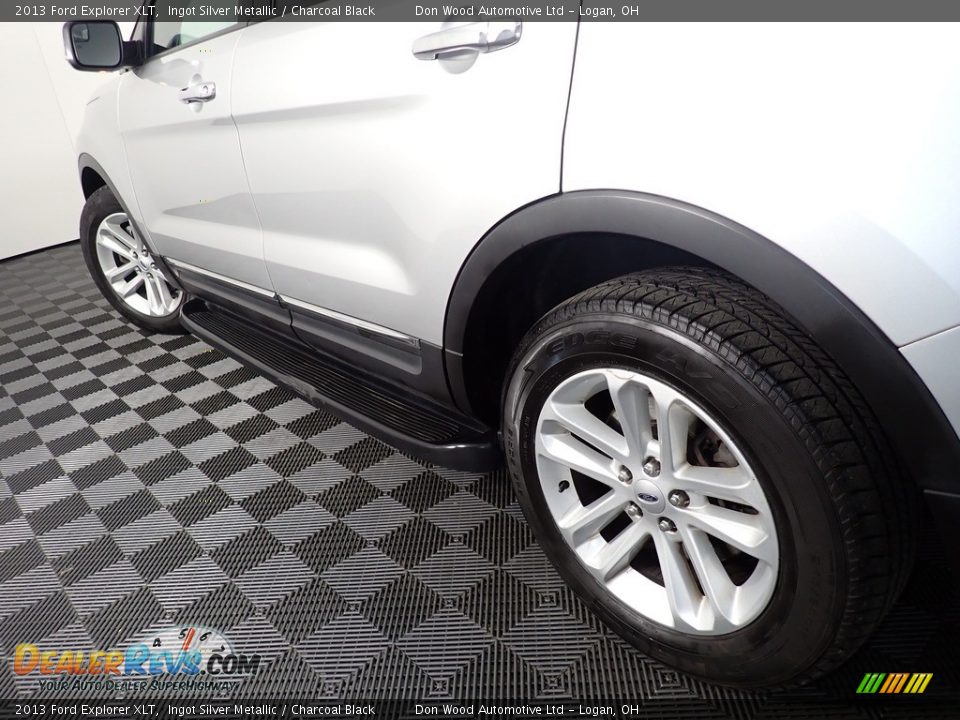 2013 Ford Explorer XLT Ingot Silver Metallic / Charcoal Black Photo #10