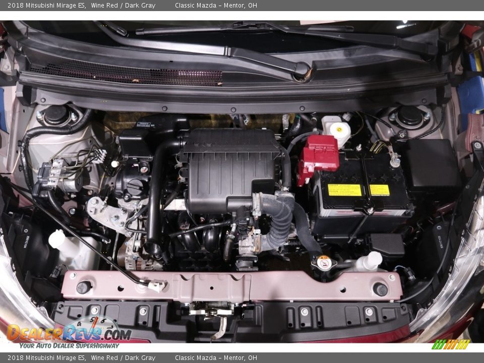 2018 Mitsubishi Mirage ES 1.2 Liter DOHC 12-Valve MIVEC 3 Cylinder Engine Photo #18