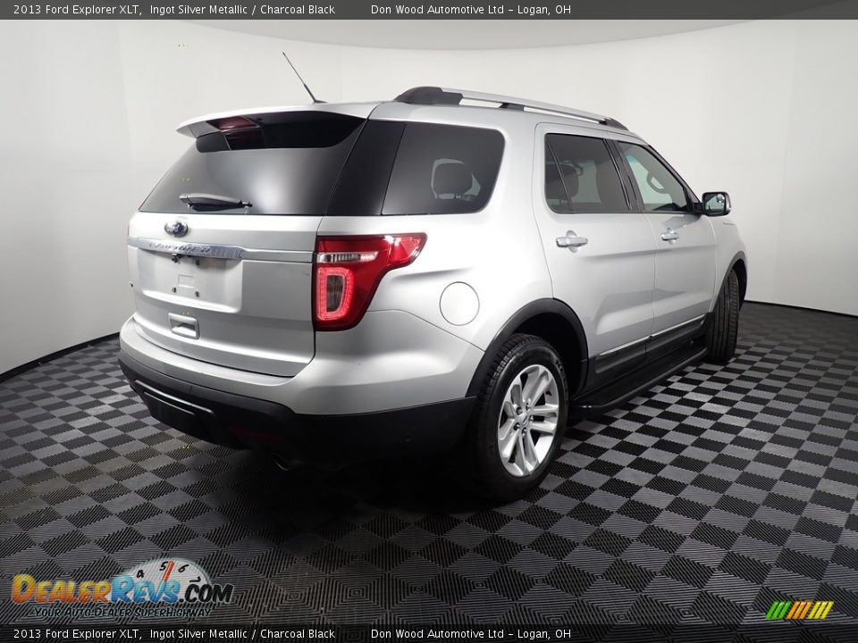 2013 Ford Explorer XLT Ingot Silver Metallic / Charcoal Black Photo #17