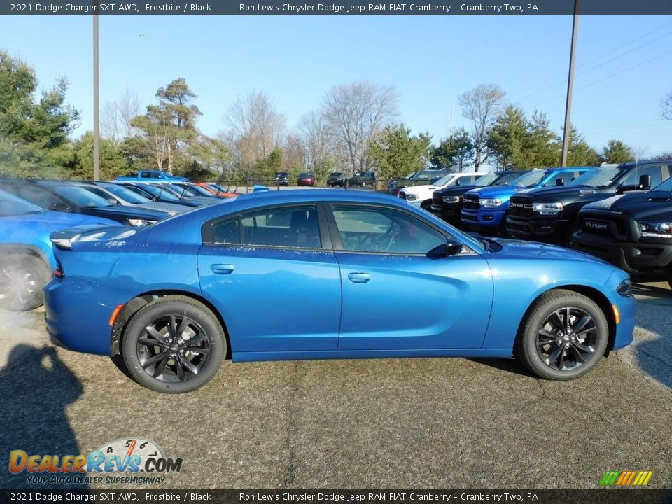2021 Dodge Charger SXT AWD Frostbite / Black Photo #4