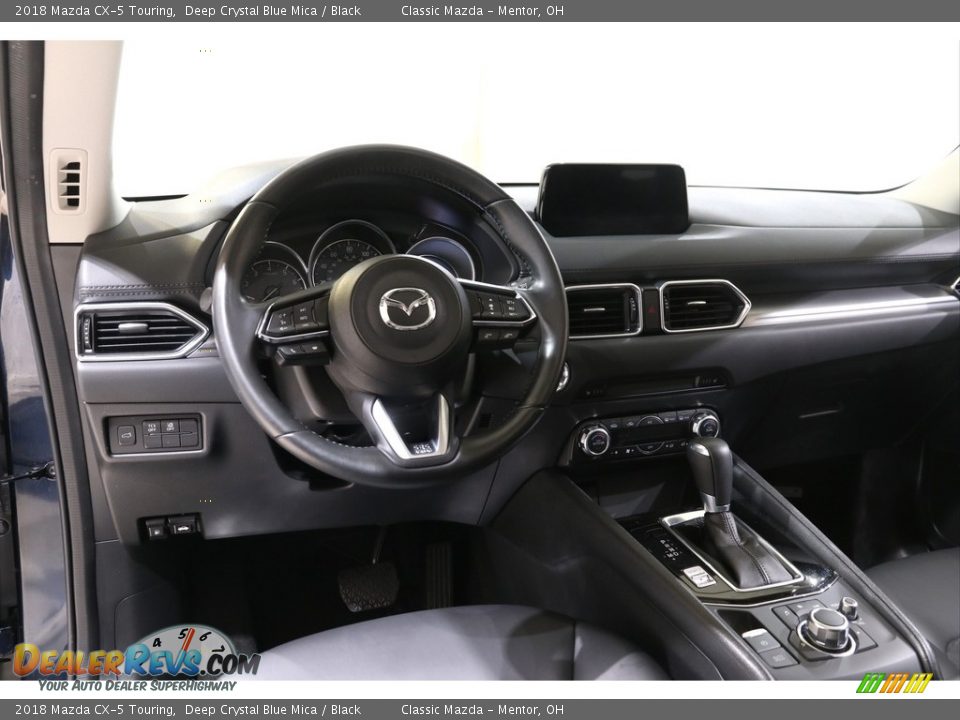 2018 Mazda CX-5 Touring Deep Crystal Blue Mica / Black Photo #6