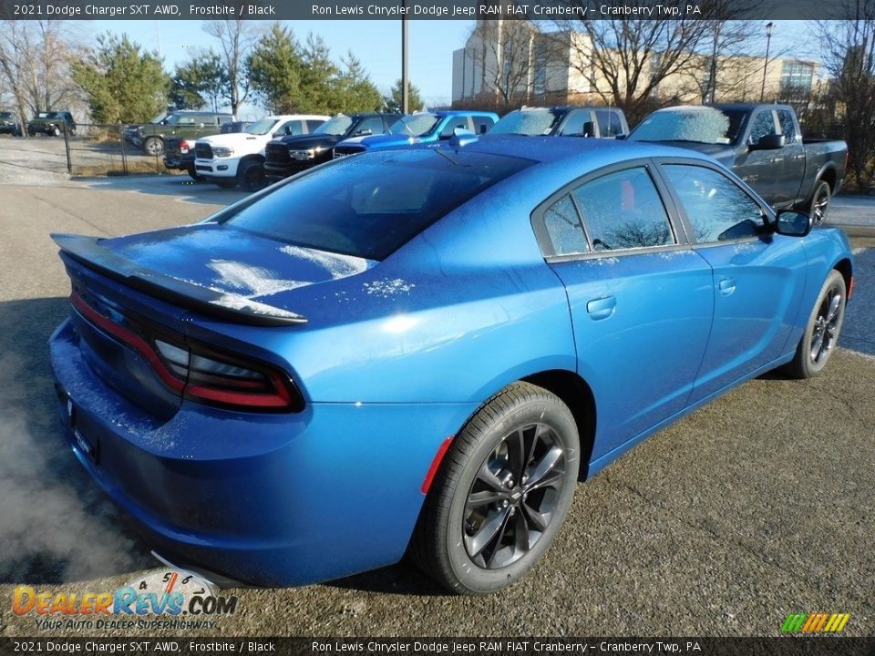 2021 Dodge Charger SXT AWD Frostbite / Black Photo #5