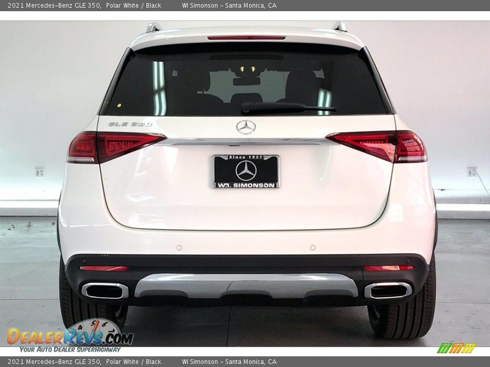 2021 Mercedes-Benz GLE 350 Polar White / Black Photo #3