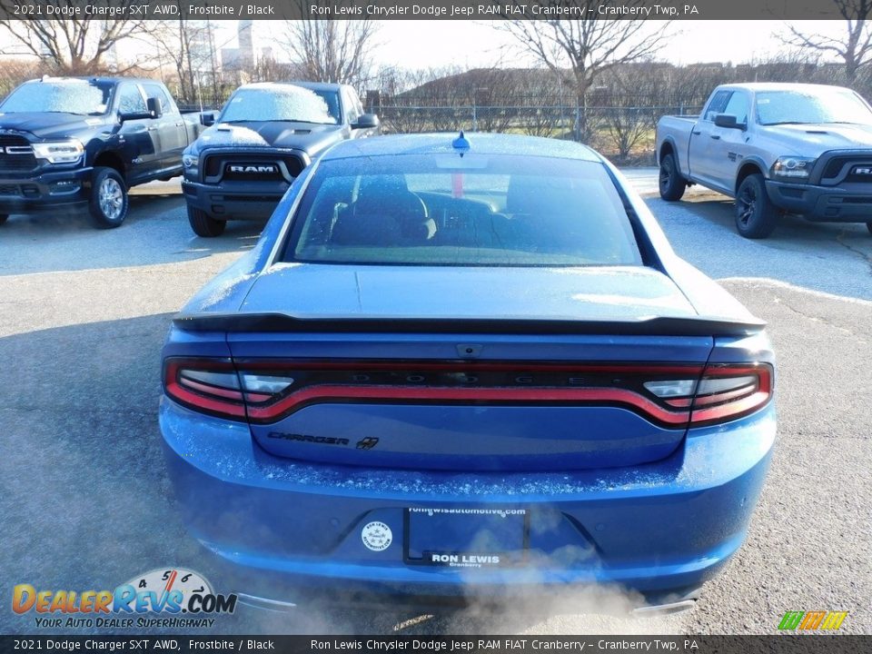 2021 Dodge Charger SXT AWD Frostbite / Black Photo #6