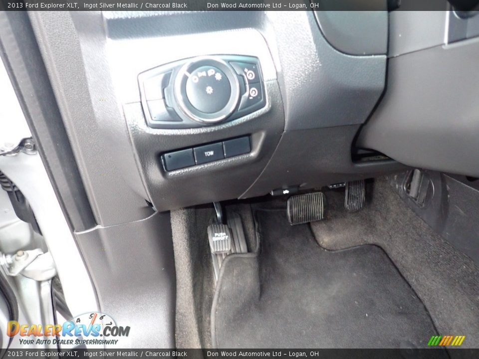 2013 Ford Explorer XLT Ingot Silver Metallic / Charcoal Black Photo #21