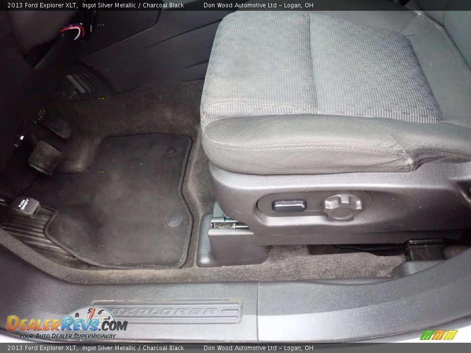 2013 Ford Explorer XLT Ingot Silver Metallic / Charcoal Black Photo #22