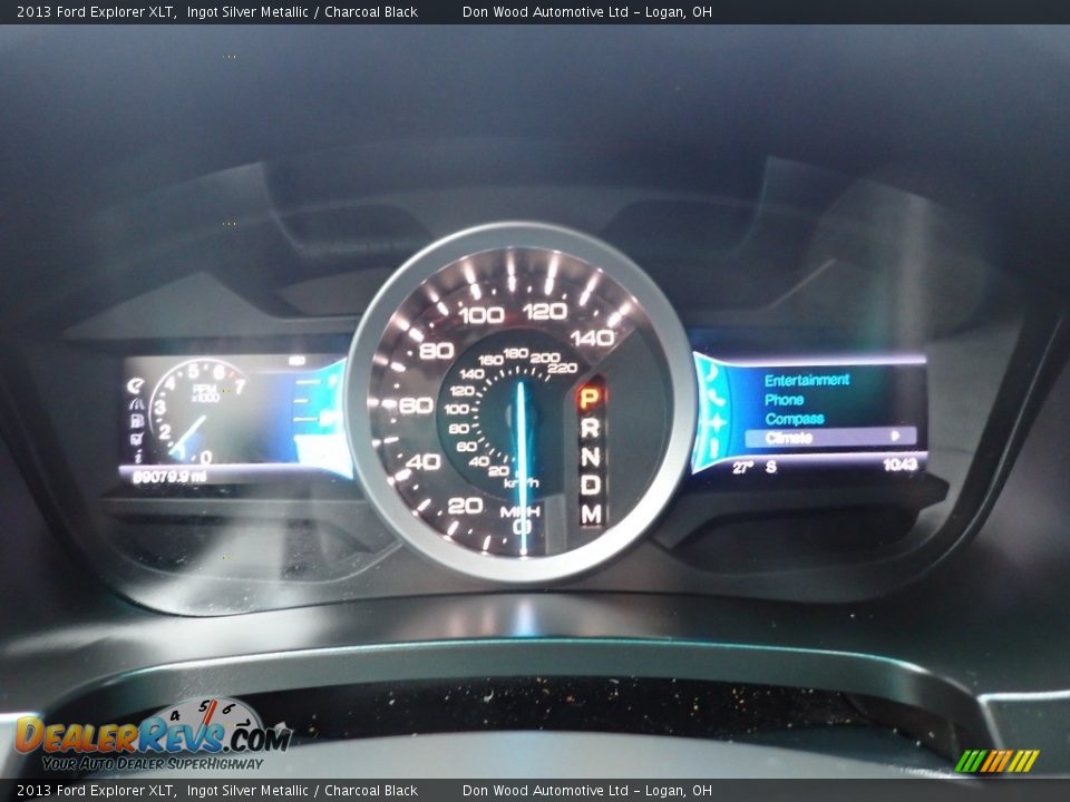 2013 Ford Explorer XLT Ingot Silver Metallic / Charcoal Black Photo #23