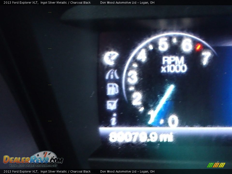 2013 Ford Explorer XLT Ingot Silver Metallic / Charcoal Black Photo #24