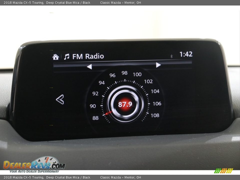 2018 Mazda CX-5 Touring Deep Crystal Blue Mica / Black Photo #12