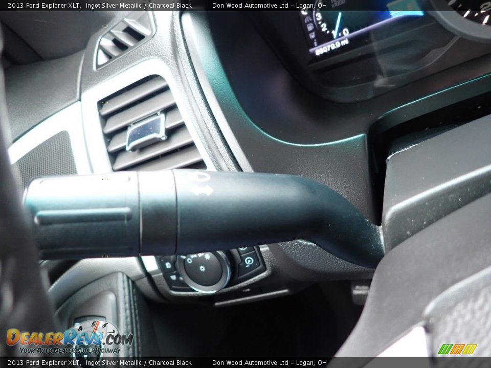 2013 Ford Explorer XLT Ingot Silver Metallic / Charcoal Black Photo #25