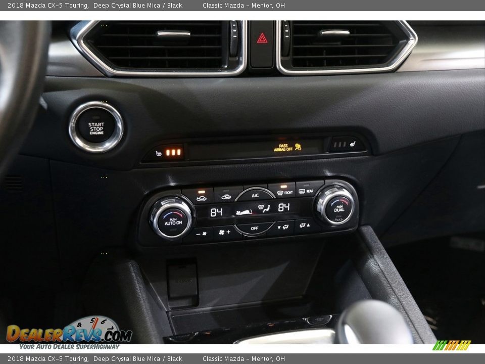 2018 Mazda CX-5 Touring Deep Crystal Blue Mica / Black Photo #13