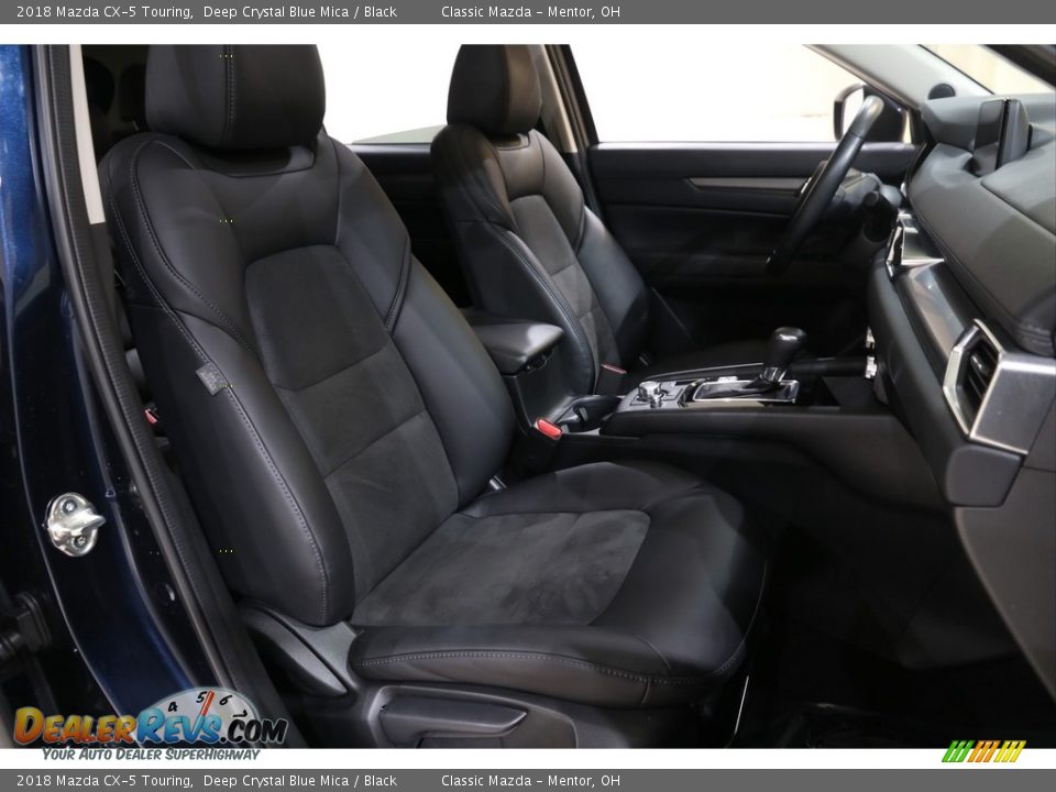 2018 Mazda CX-5 Touring Deep Crystal Blue Mica / Black Photo #15