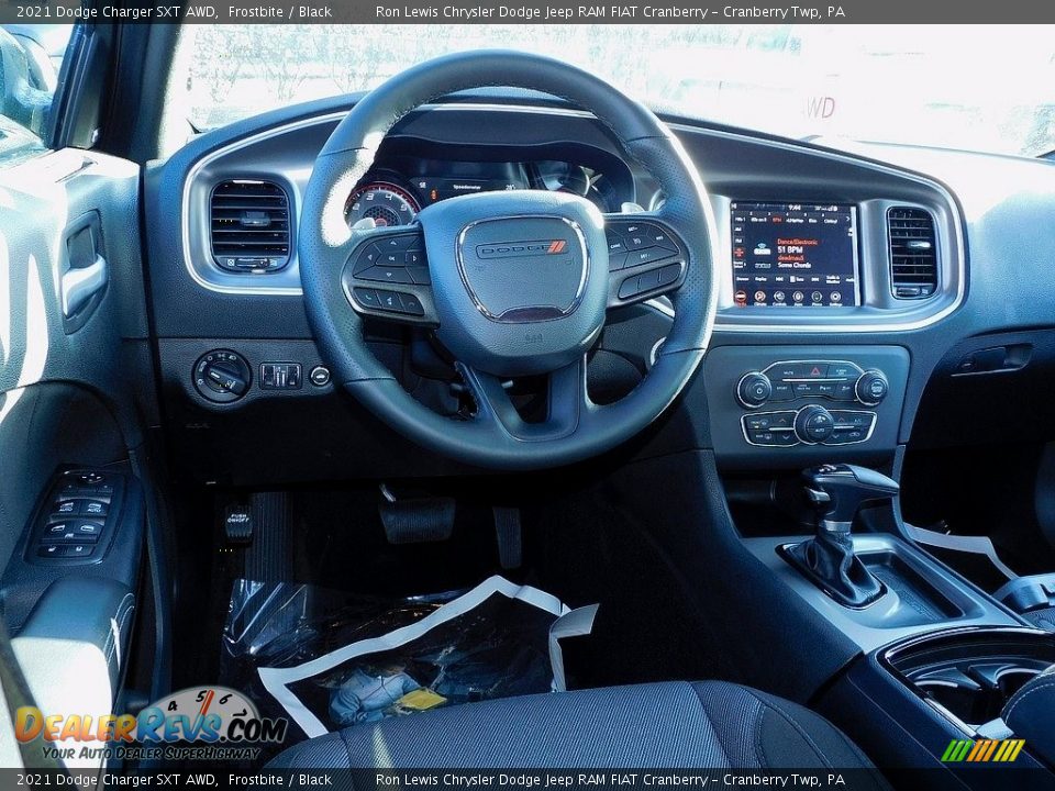 2021 Dodge Charger SXT AWD Frostbite / Black Photo #13