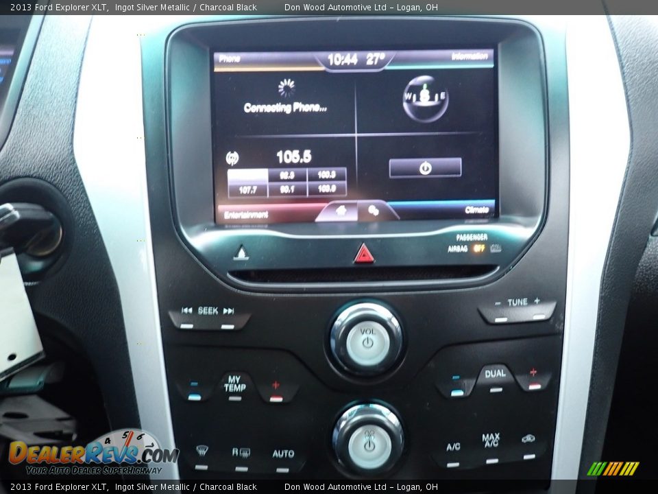 2013 Ford Explorer XLT Ingot Silver Metallic / Charcoal Black Photo #29