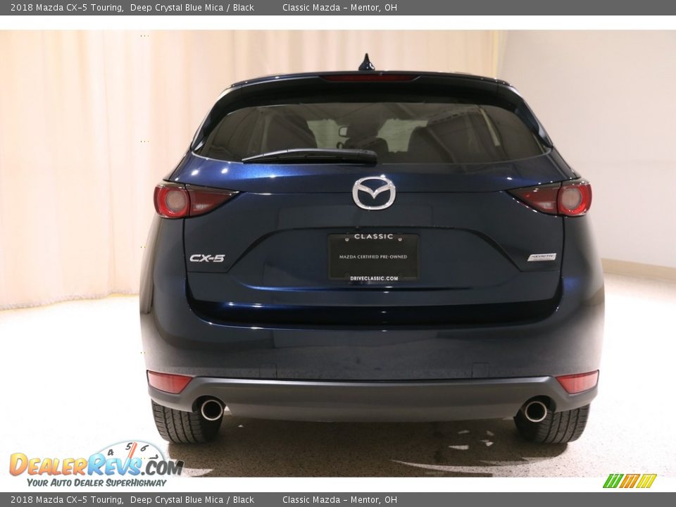 2018 Mazda CX-5 Touring Deep Crystal Blue Mica / Black Photo #18