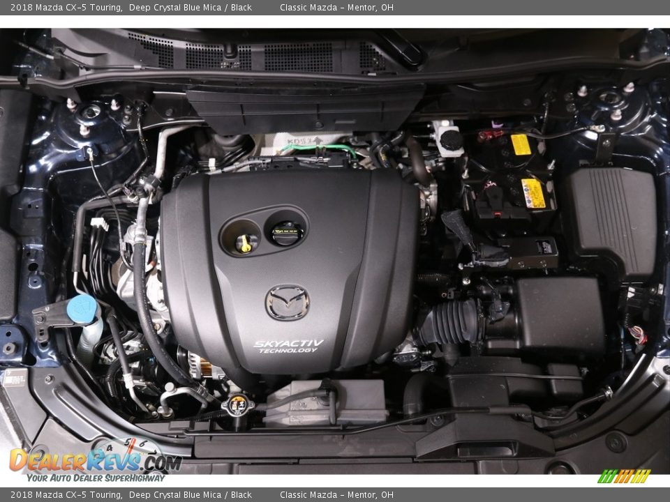 2018 Mazda CX-5 Touring Deep Crystal Blue Mica / Black Photo #19
