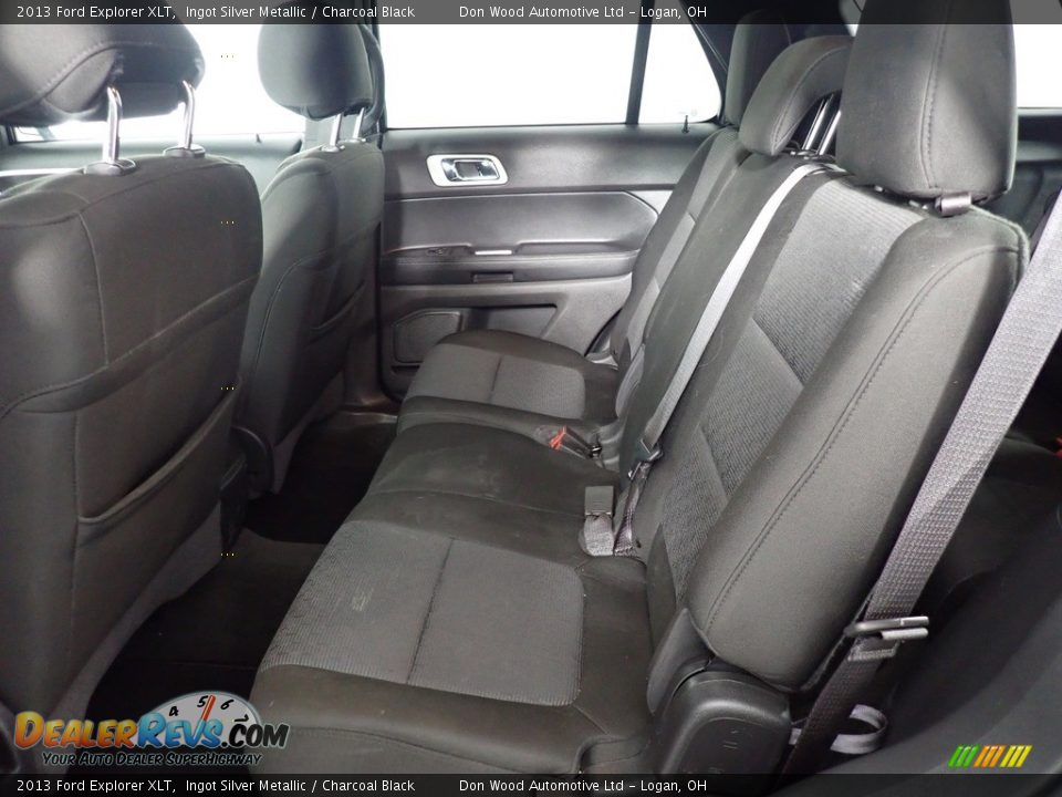 2013 Ford Explorer XLT Ingot Silver Metallic / Charcoal Black Photo #35
