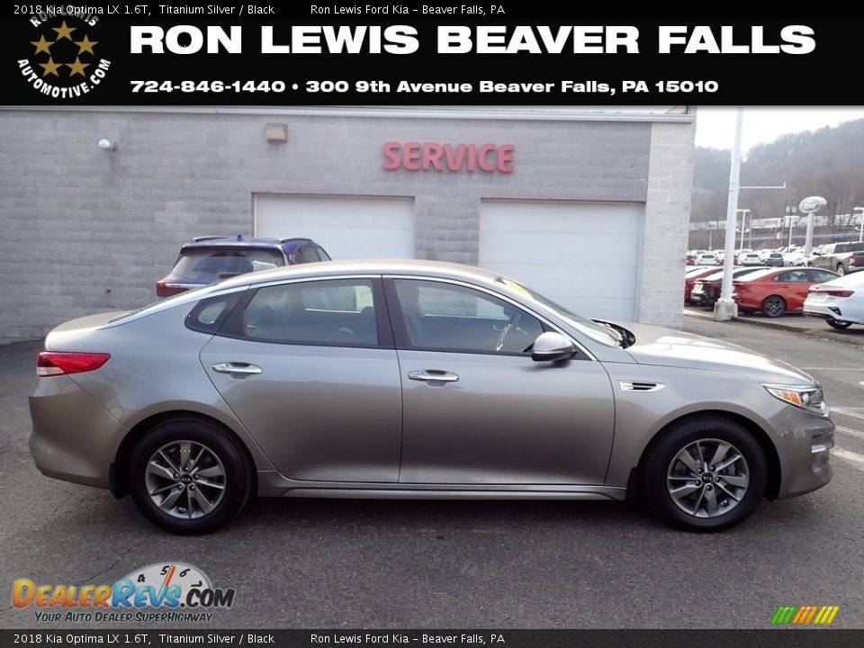 2018 Kia Optima LX 1.6T Titanium Silver / Black Photo #1