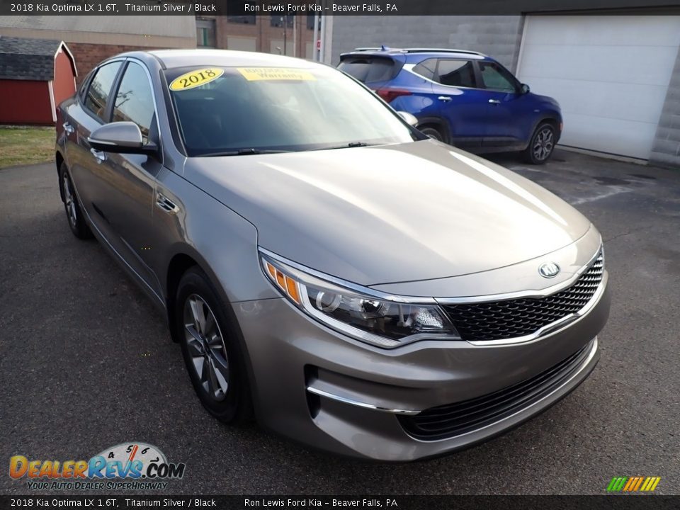 2018 Kia Optima LX 1.6T Titanium Silver / Black Photo #3